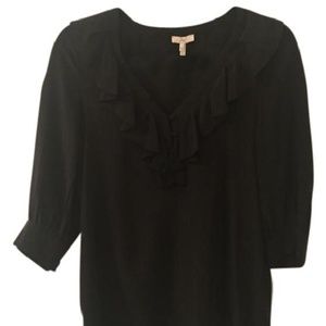 Joie Ruffle V-Neck Blouse